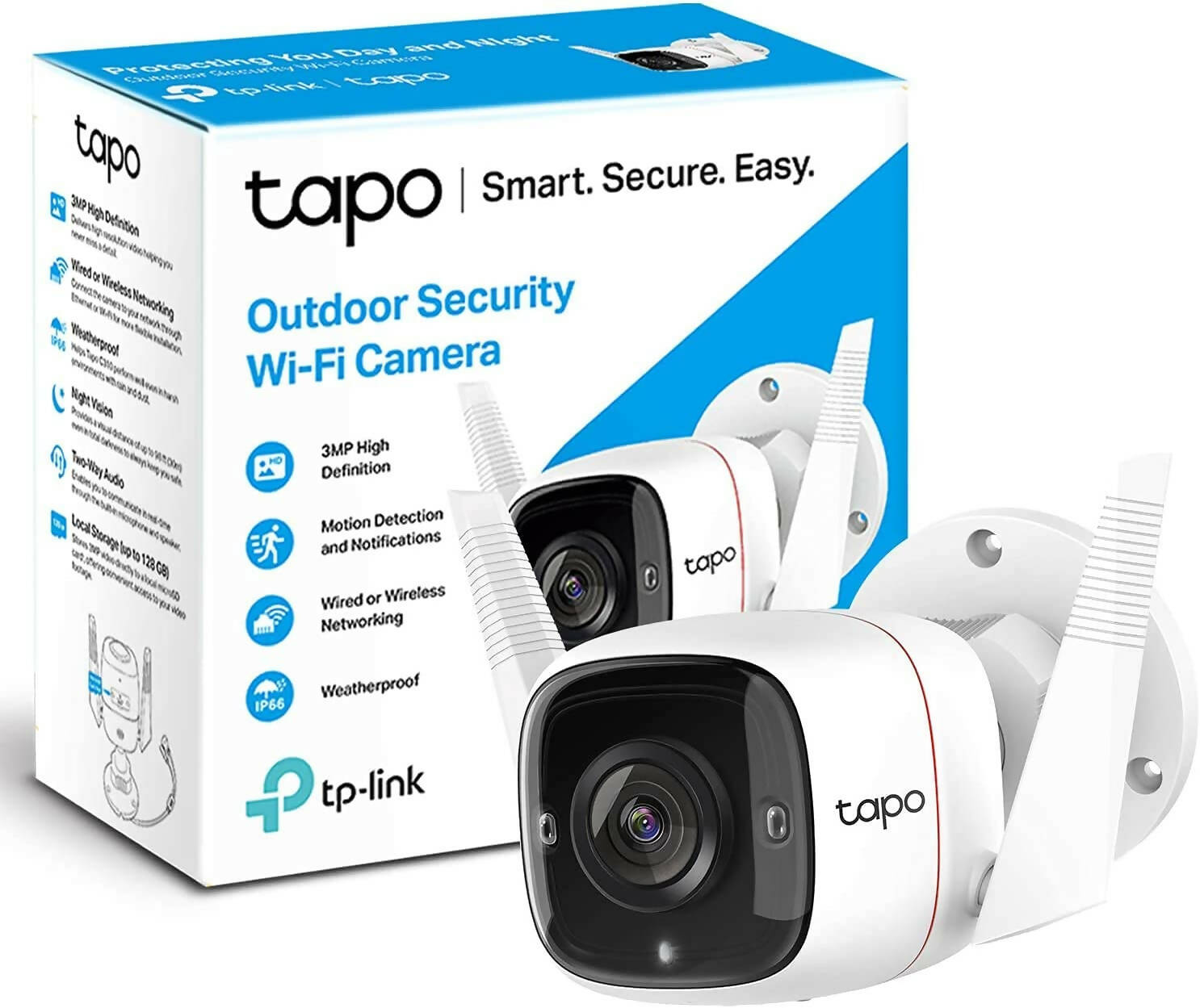 img Camara de Seguridad TP-Link para exterior Full HD Wi-Fi Ethernet microSD Sensor Movimiento y audio TAPO C310