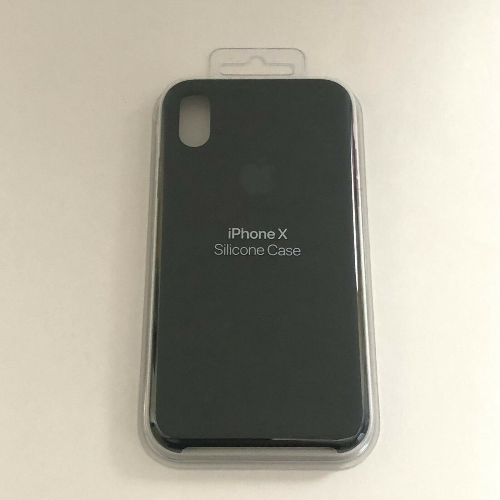 img Funda Apple Original Iphone X de Silicona color Negro MQT12FE/A