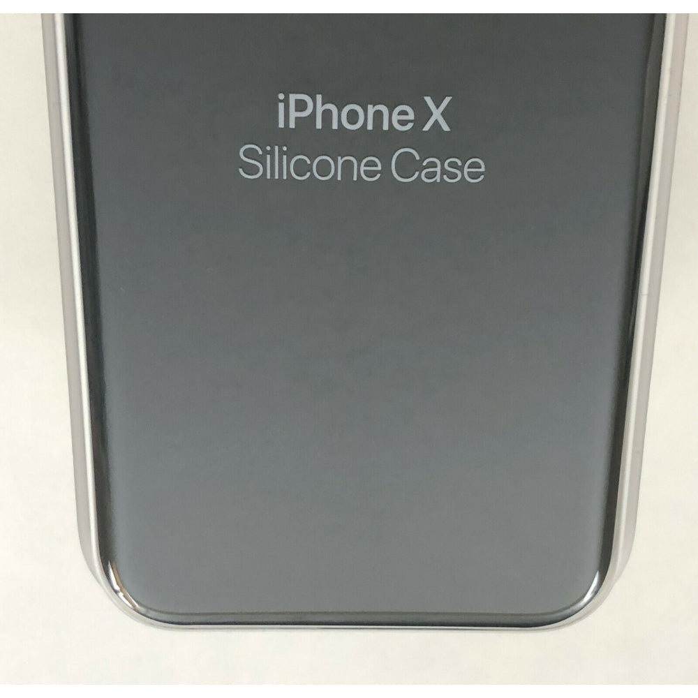 img Funda Apple Original Iphone X de Silicona color Negro MQT12FE/A