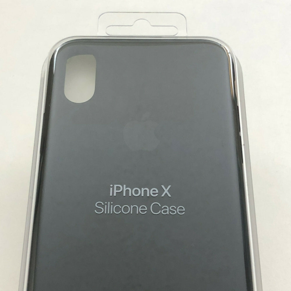 img Funda Apple Original Iphone X de Silicona color Negro MQT12FE/A