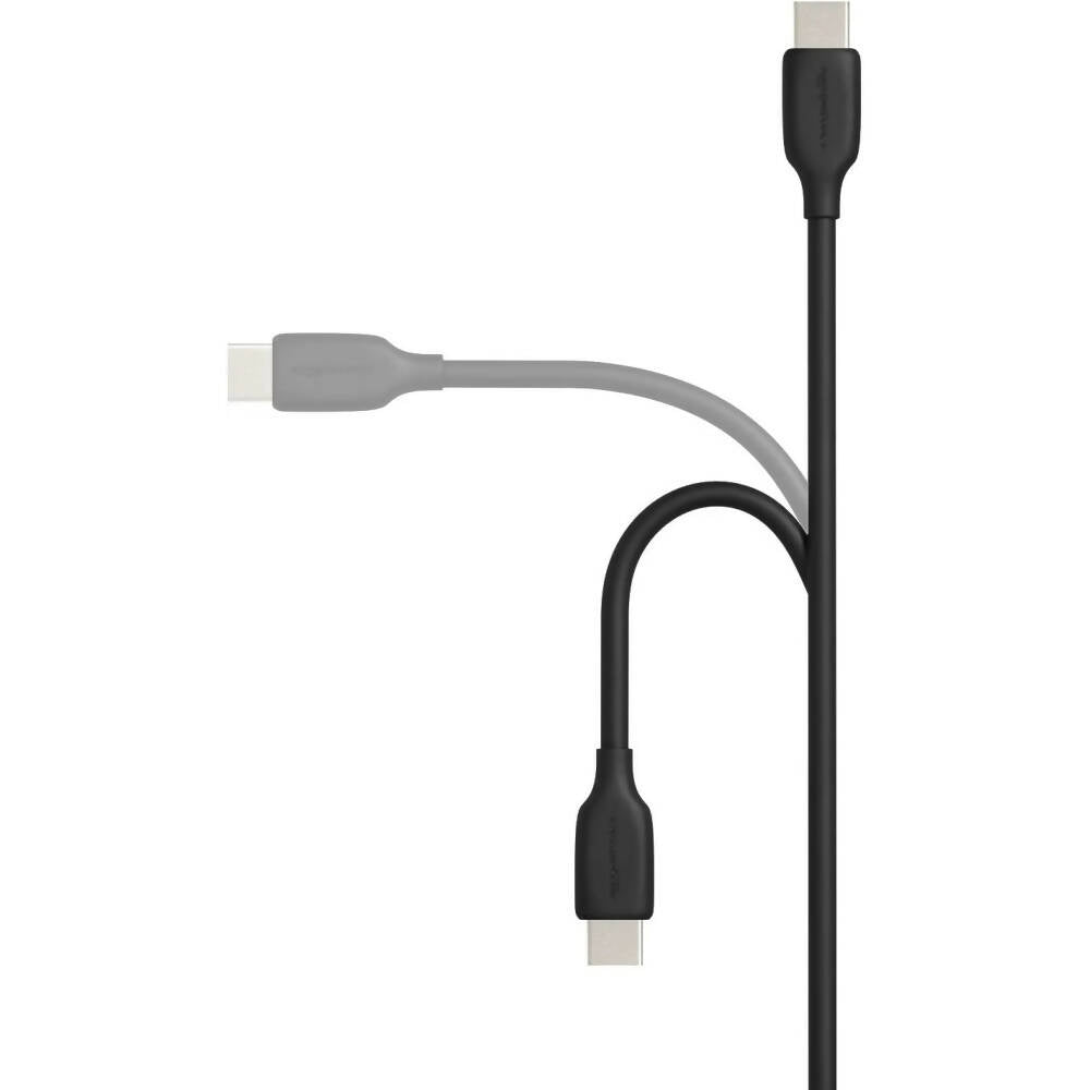 img Kit 2 Cables Amazon Basic USB-C a USB-C 2.0 de carga rapida certificado USB-IF de 60W cable de 1.8m color Negro B085SB5148