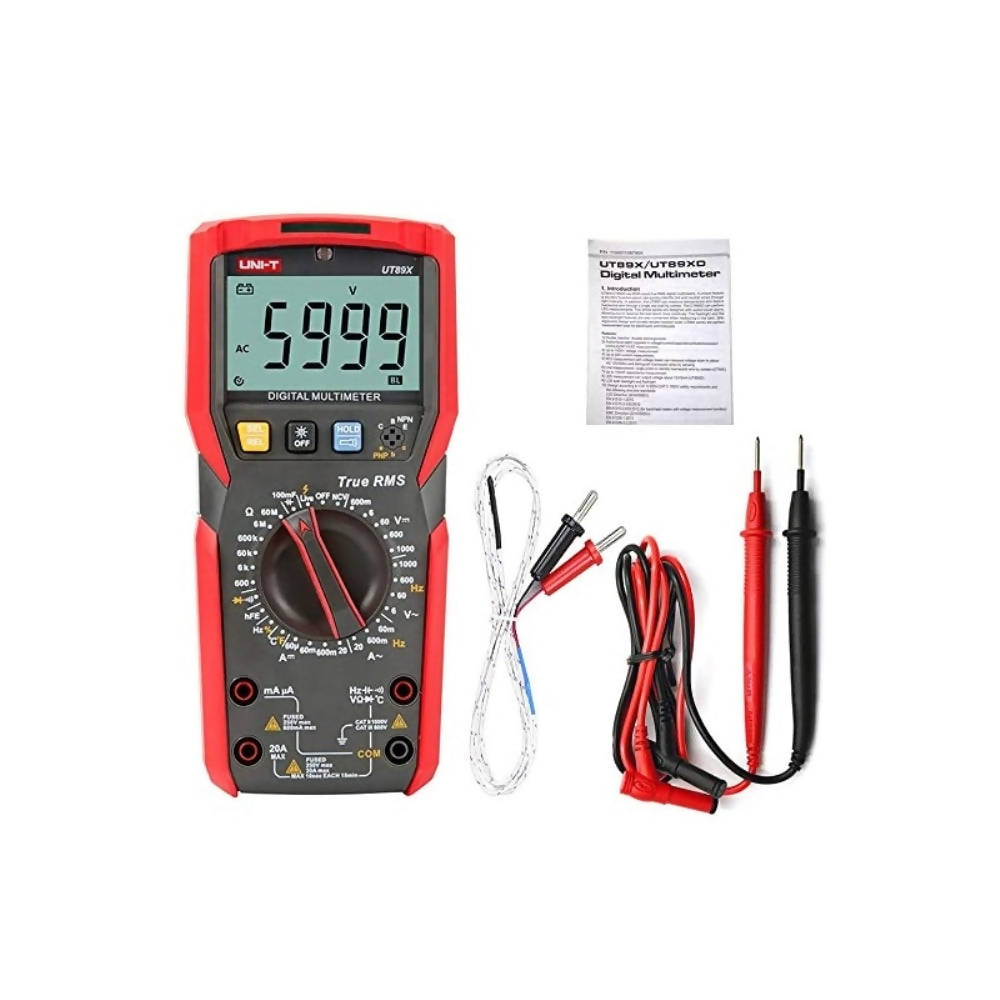 img Multimetro Digital Uni-t RMS hasta 1000V AC DC 20Amp AC DC UT89X