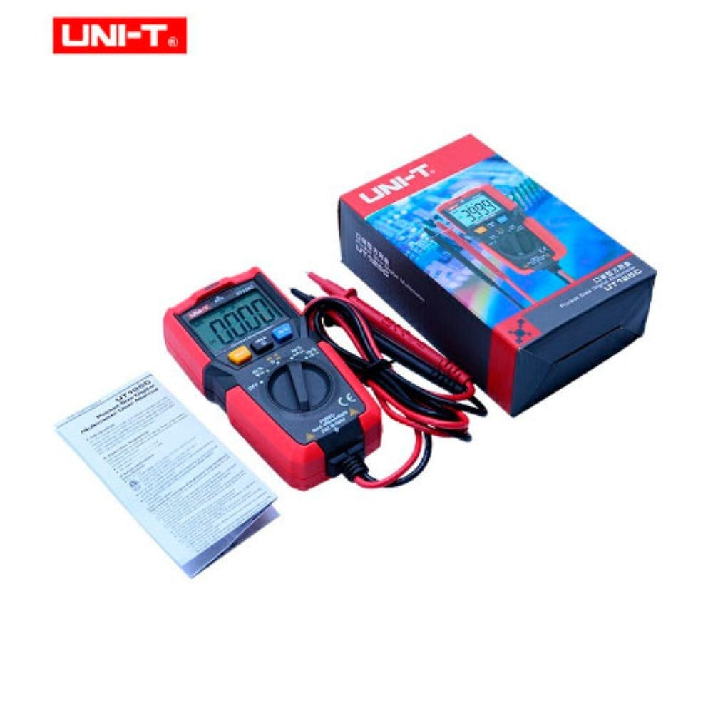 img Multimetro Uni-t Digital de Bolsillo Voltaje hasta 600 AC DC Corriente hasta 400mA AC DC UT125C