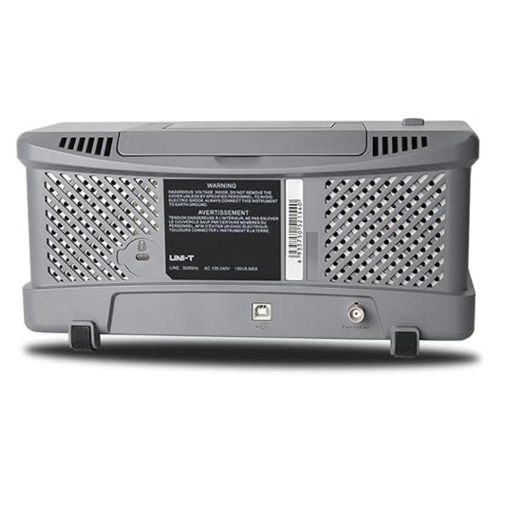 img Osciloscopio Uni-t Digital Banda Ancha 100MHz 2 Canales Analogicos Tasa de Muestreo real 1GSa/s UTD2102CEX+
