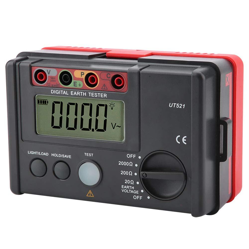 img Probador Digital de Tierra Uni-t Medidor de Resistencia de Aislamiento de Tierra 2000 Ohm UT521