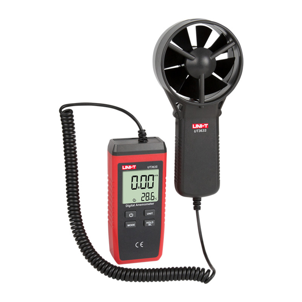 img Anemometro Digital Uni-T Mide Velocidad y Temperatura del Viento UT363S
