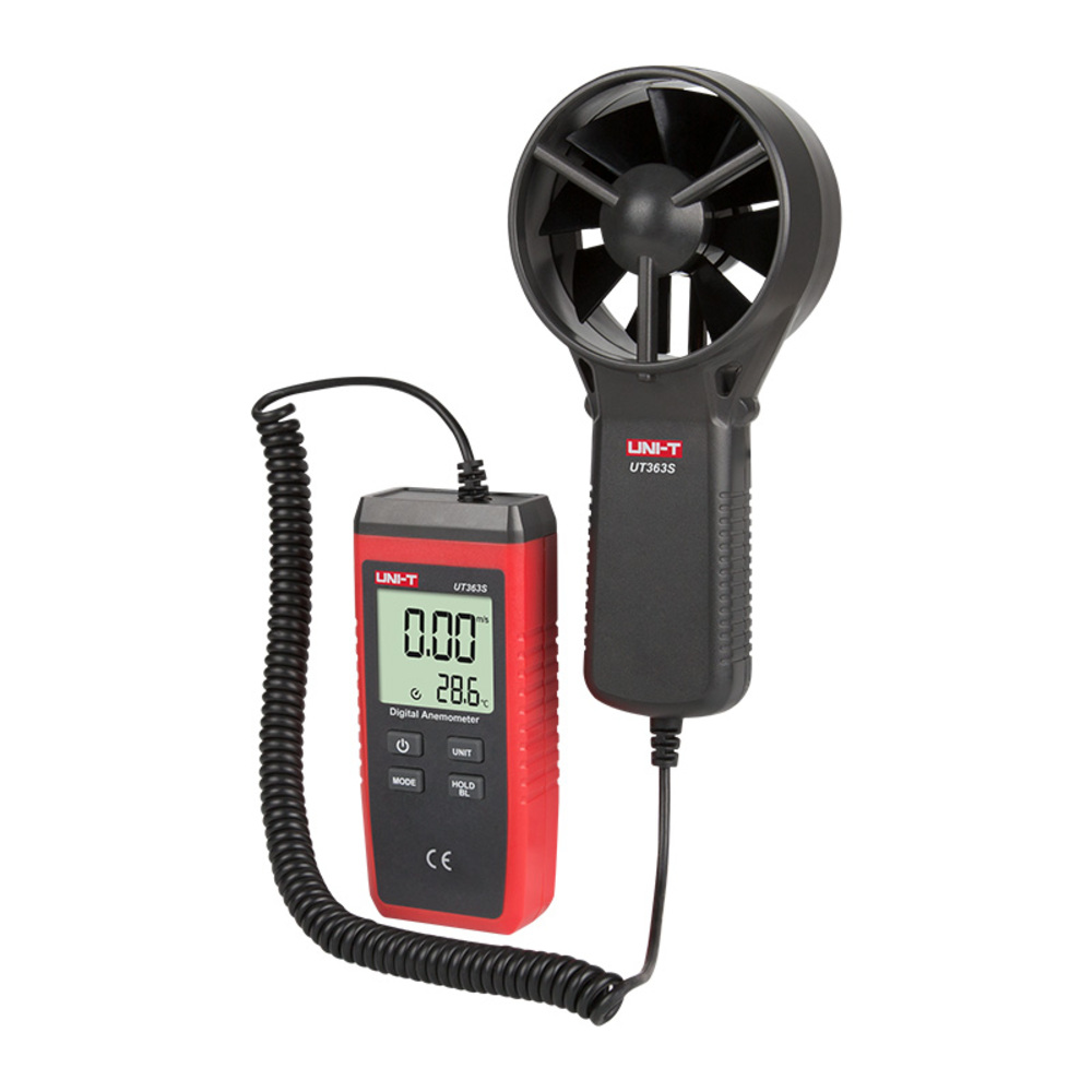 img Anemometro Digital Uni-T Mide Velocidad y Temperatura del Viento UT363S