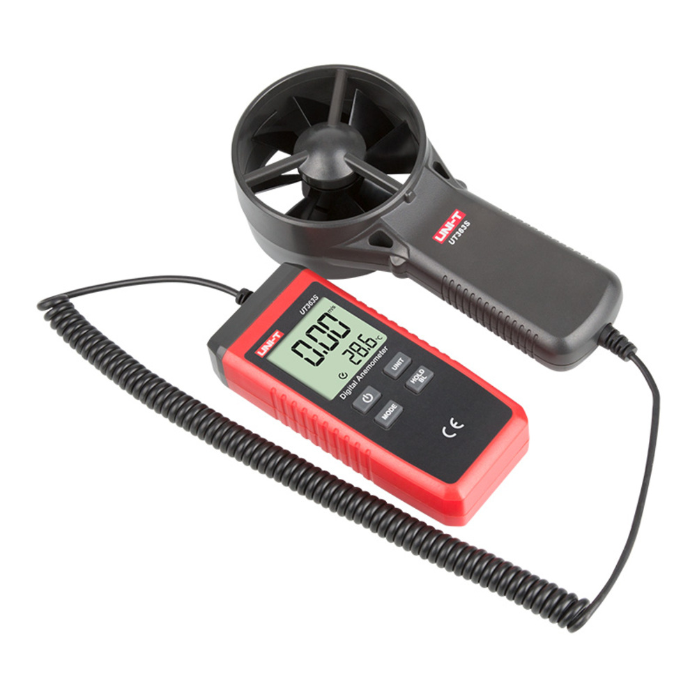 img Anemometro Digital Uni-T Mide Velocidad y Temperatura del Viento UT363S