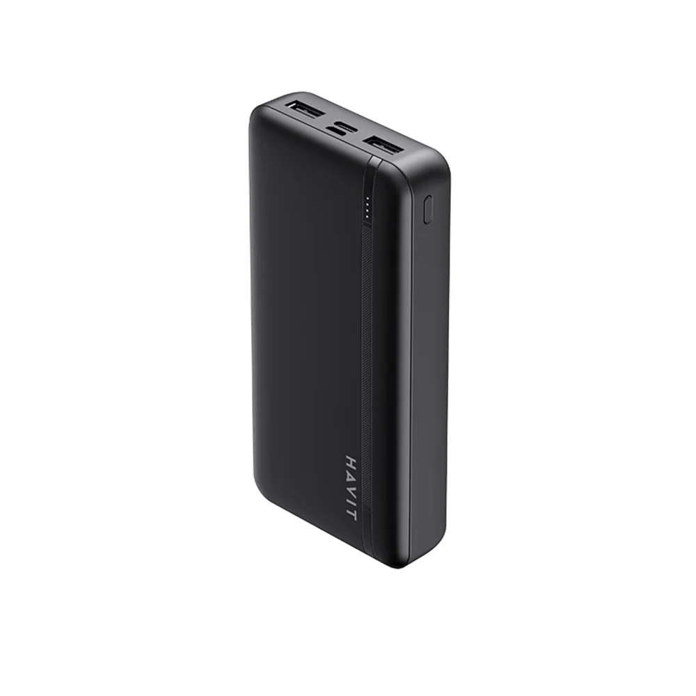 img Cargador Portatil Havit Power Bank de 20.000 mAh puerto USB-A USB-C color Negro PB91-BK