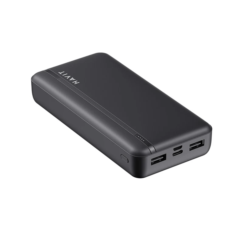 img Cargador Portatil Havit Power Bank de 20.000 mAh puerto USB-A USB-C color Negro PB91-BK