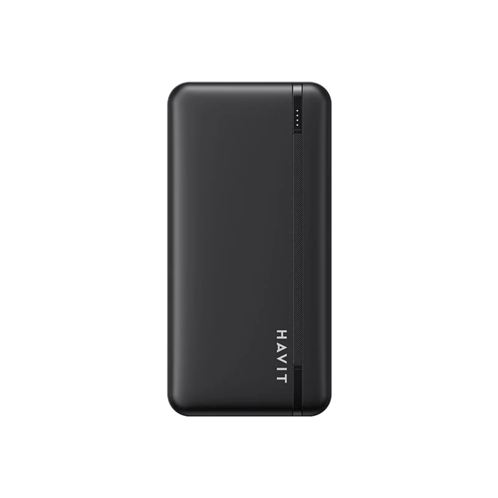 img Cargador Portatil Havit Power Bank de 20.000 mAh puerto USB-A USB-C color Negro PB91-BK