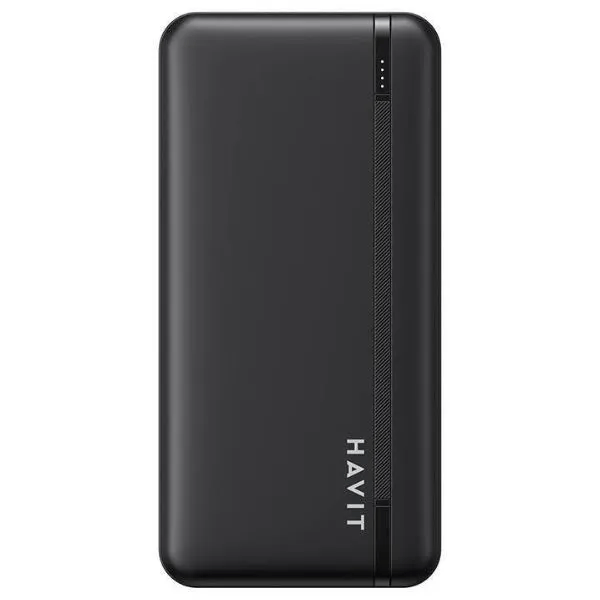 img Cargador Portatil Havit Power Bank de 20.000 mAh puerto USB-A USB-C color Negro PB92-B