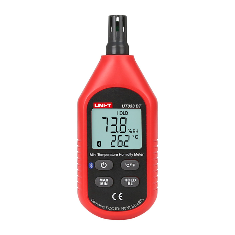 img Medidor de Humedad Uni-T 0 a 100% HR Temp -10 a 60 C Comunicacion Bluetooth UT333BT