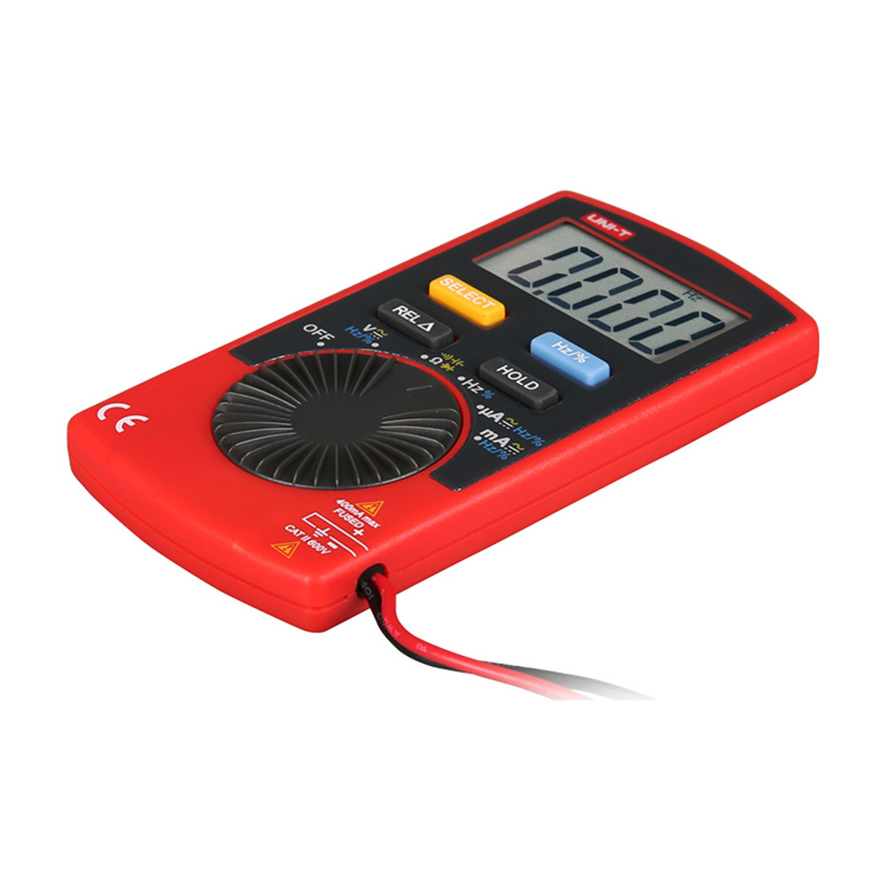 img Multimetro Digital Uni-t de Bolsillo Voltaje Resistencia Capacitancia Frecuencia Diodo UT120B