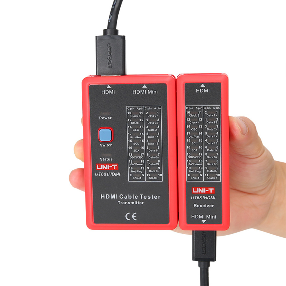 img Tester para Cable HDMI y Mini HDMI Uni-T UT681HDMI