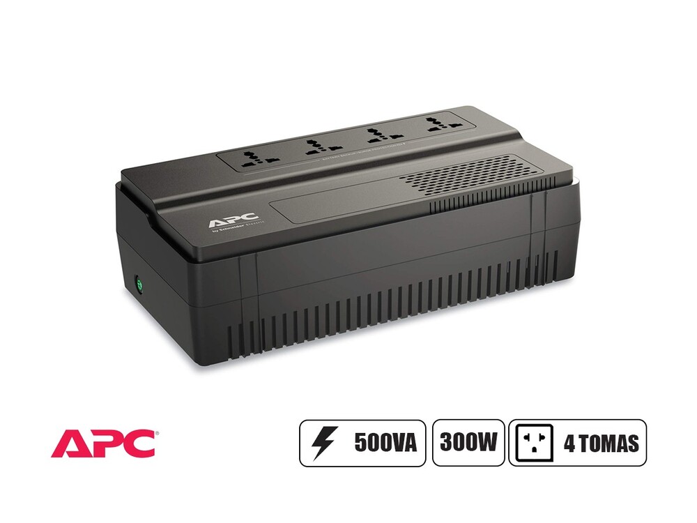 img UPS APC 500VA 300W 230V AVR 4 Enchufes Universales APCBV500I-MS