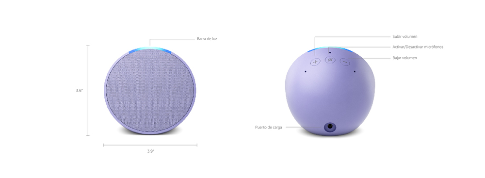 img Parlante Inteligente Amazon Echo Pop color Blanco 840268921804