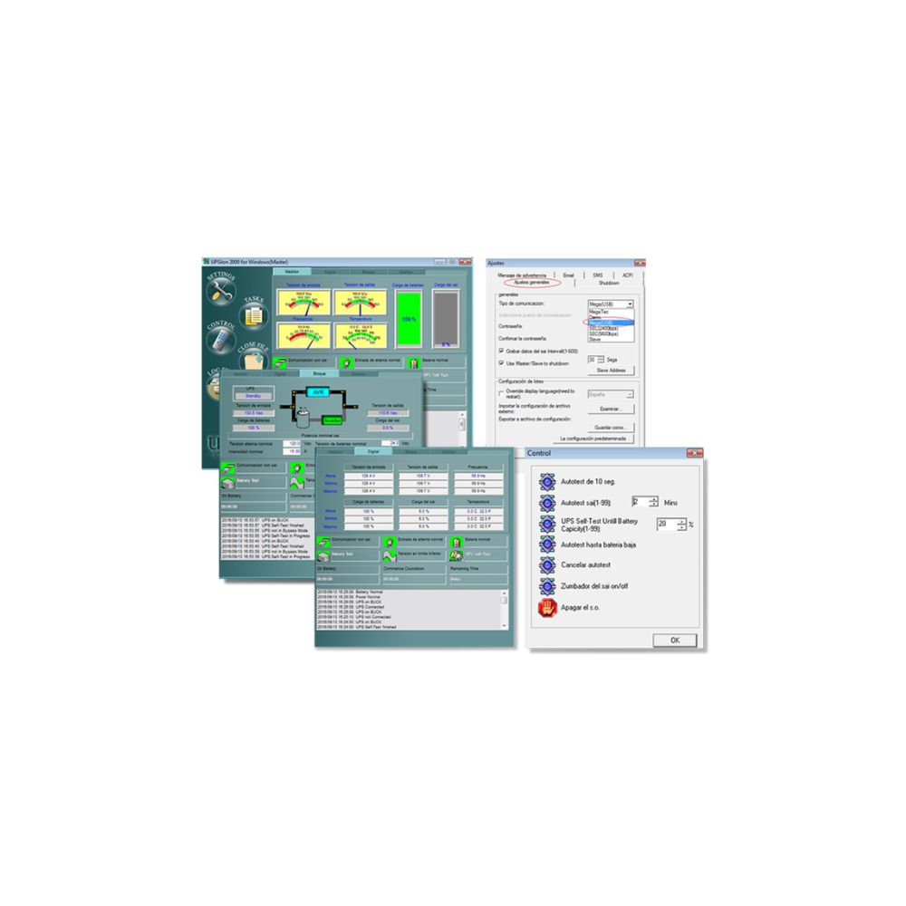 img UPS Smart CDP 1200VA 720W Pantalla LCD con 10 Salidas R-Smart 1210 i