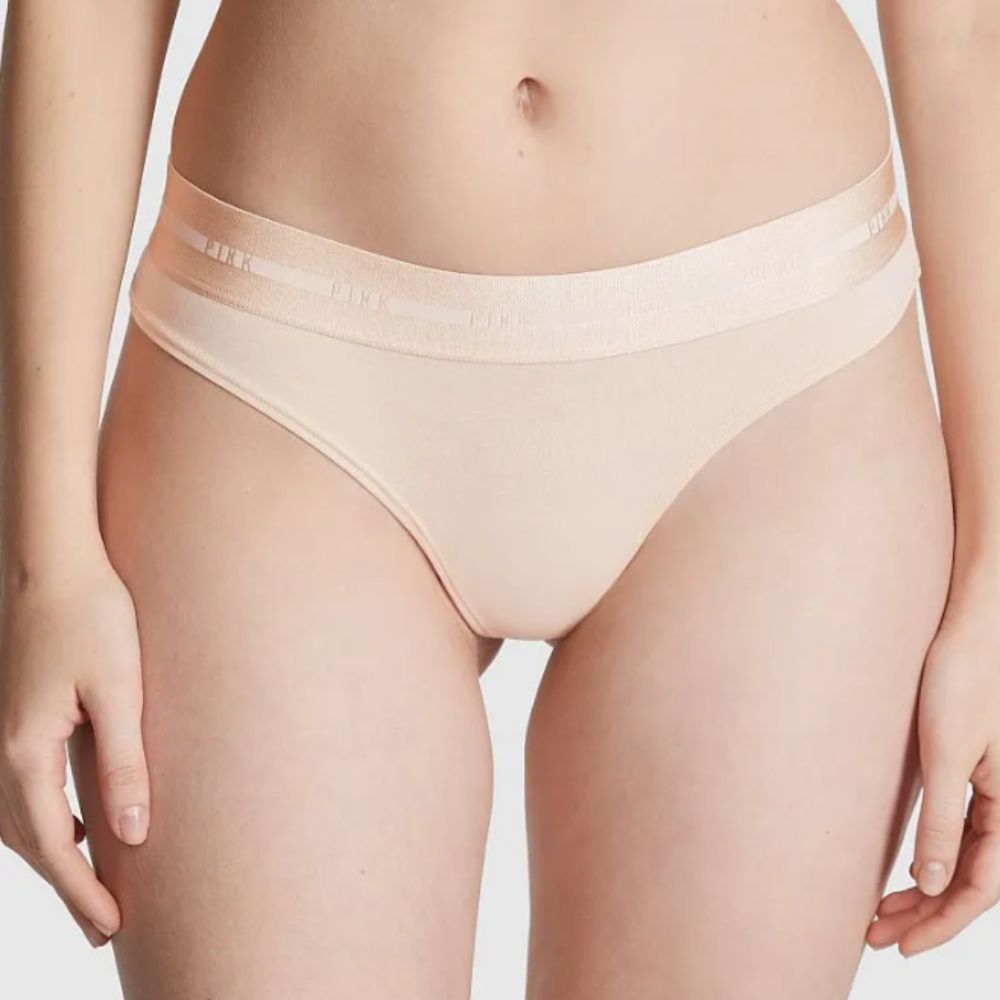 img Panti PINK Colaless con Logo Color Mazapan 11227001 39H6
