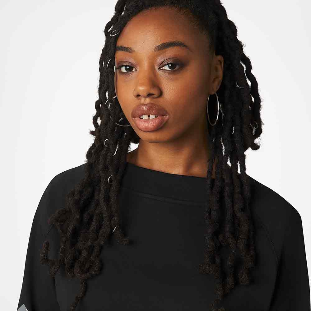 img Twisted Knits Converse Open Back Crew Black
