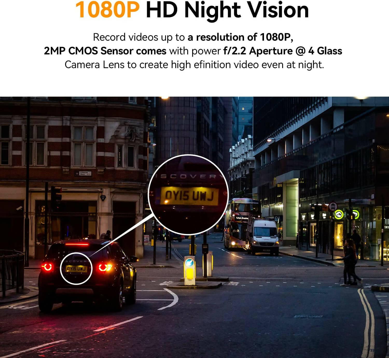 img Camara Vehicular DDPAI Frontal Full HD 1080P Angulo Vision 140 grados Mini