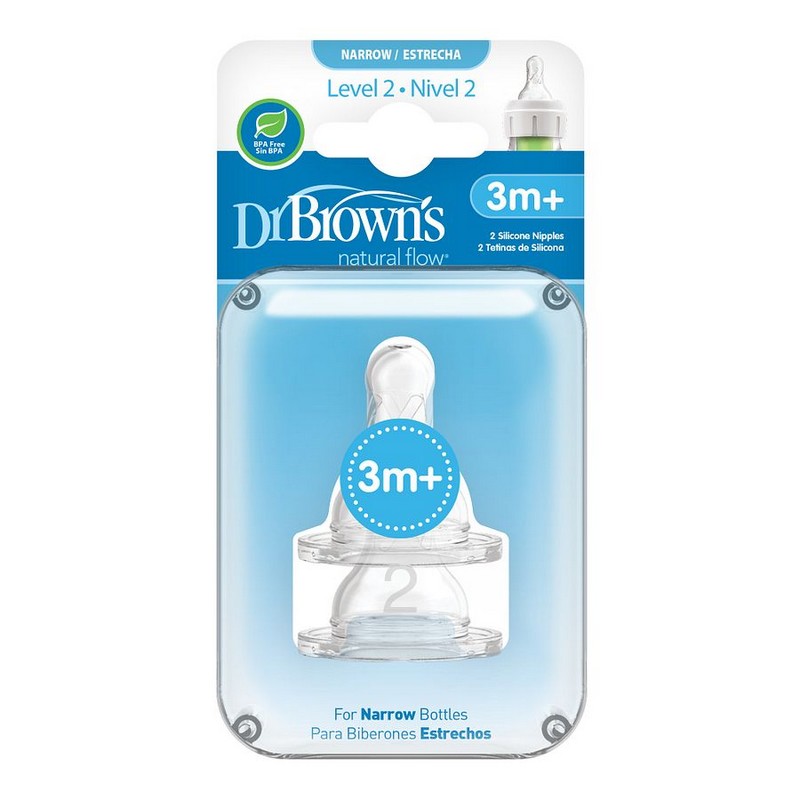 img DR. BROWN'S - TETINA SILICONADA BOCA ESTRECHA NIVEL 3 332-INTL