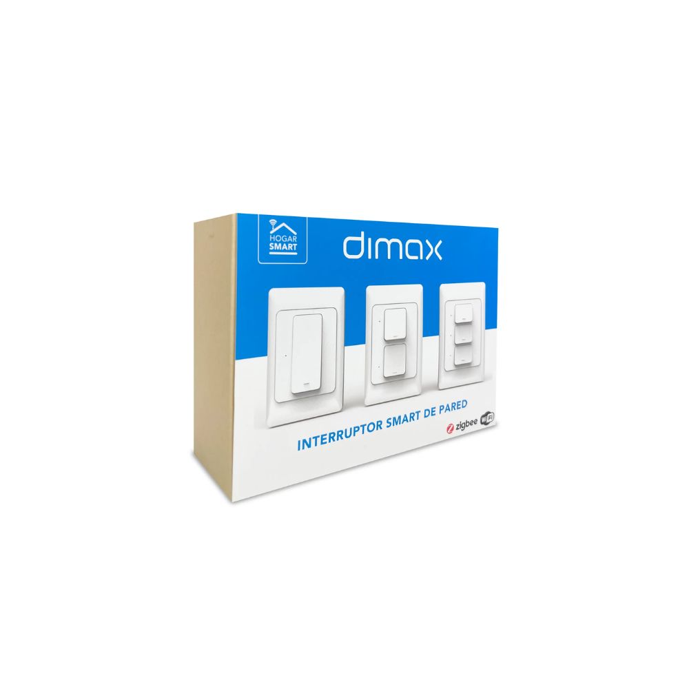 img Interruptor Smart Blanco Dimax con Conexión WiFi