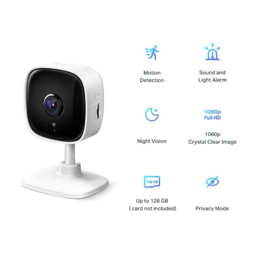 img Camara de Seguridad TP-Link Full HD Wi-Fi microSD Sensor Movimiento Audio 2 vias TAPO C100