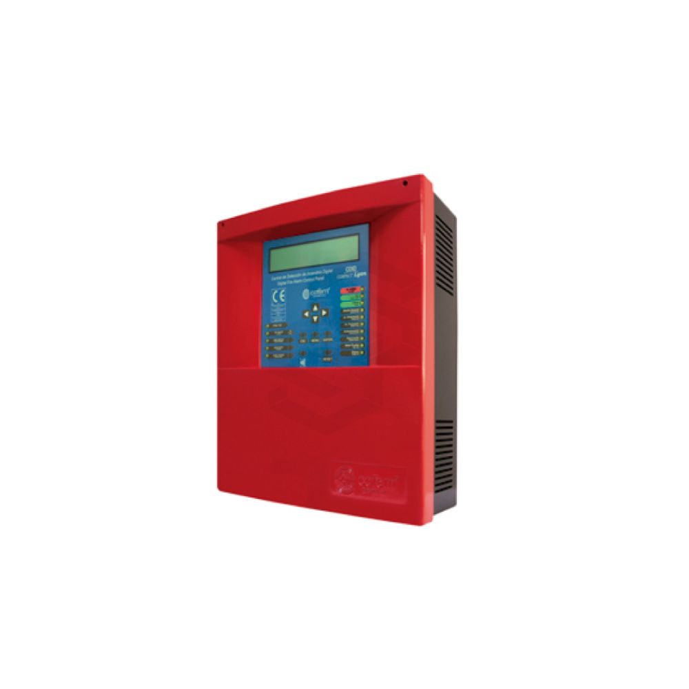 img Central de Incendio Cofem Compact Lyon 2 Bucles 99 Puntos Color Rojo RAL3000 CLYON02BROJ