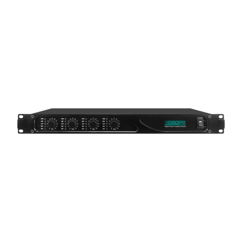 img Amplificador Digital DSPPA 19" 1U 4 Canales 250W DA4250