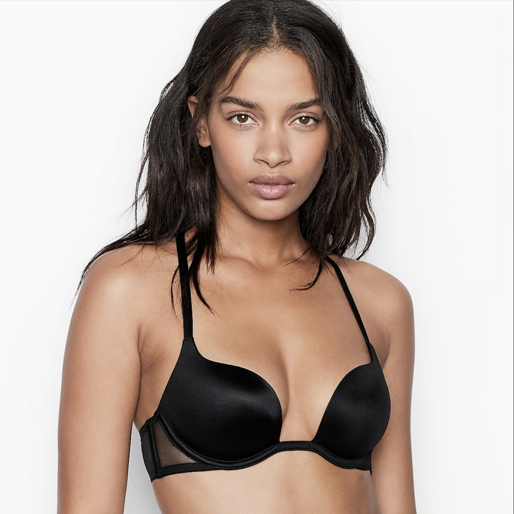 img Brasier Sosten Victorias Secret con Espalda Nadadora y Forro Ligero color Negro 11164802 4RWQ Talla 34DD