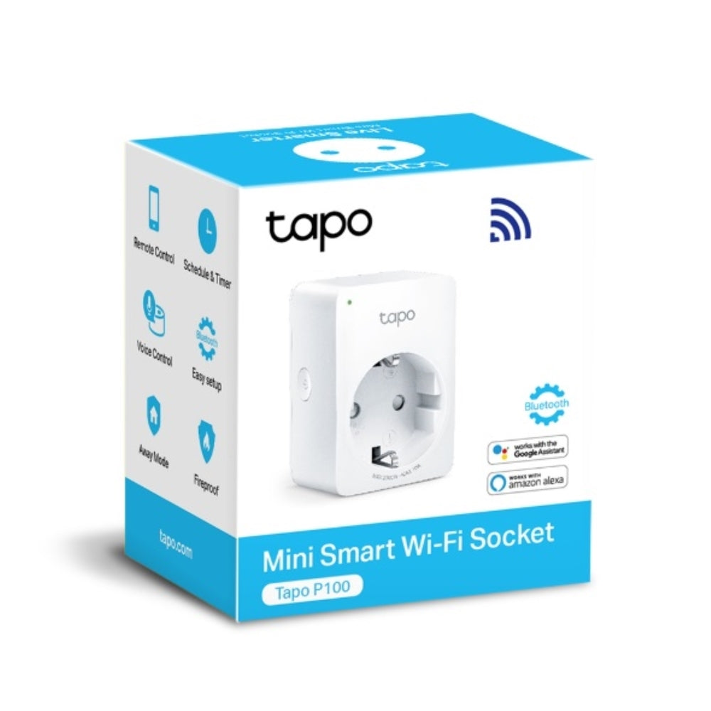 img Mini Enchufe Tp-Link Inteligente Bluetooth WiFI Amazon Alexa Google Assitant Tapo P100(1-pack)(EU)