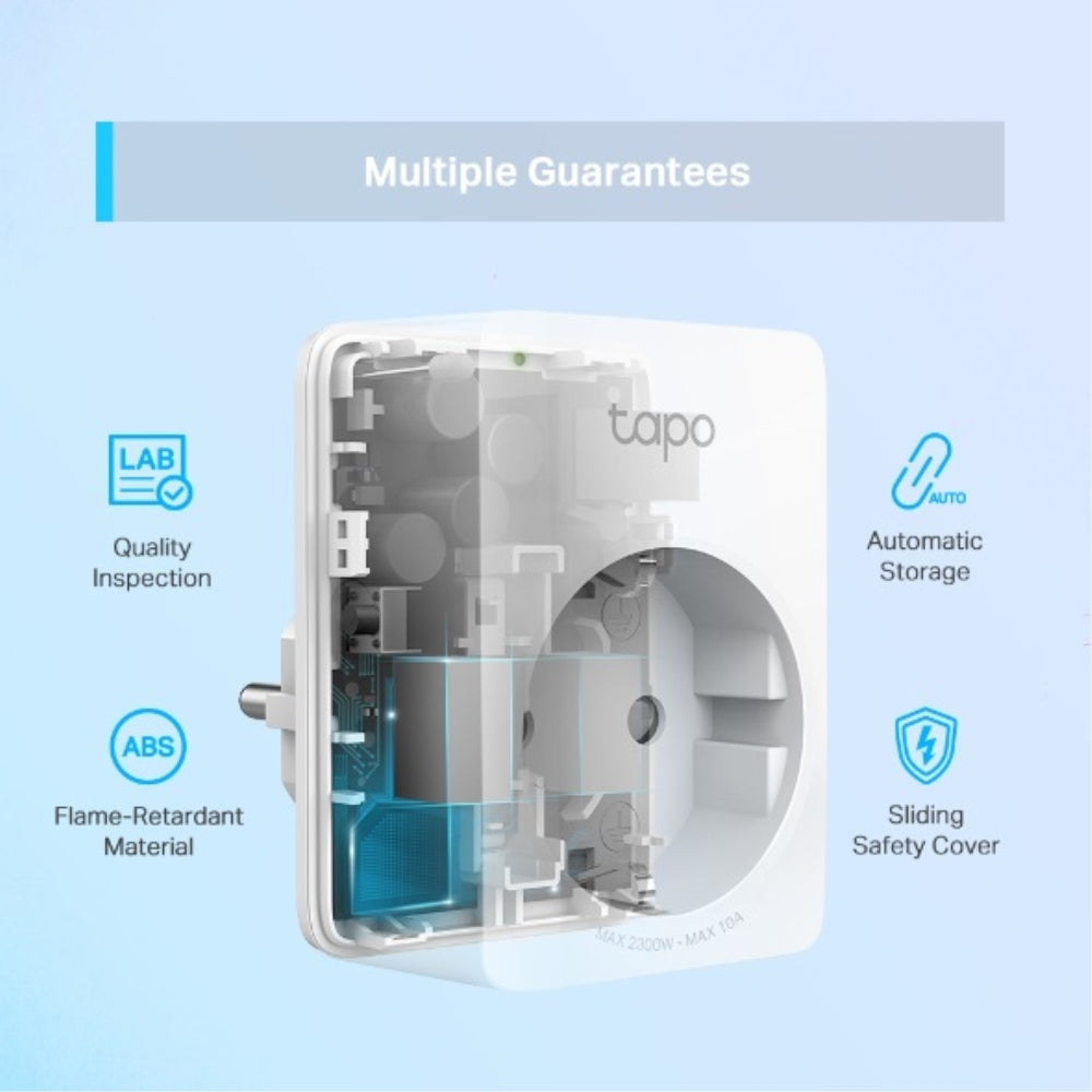 img Mini Enchufe Tp-Link Inteligente Bluetooth WiFI Amazon Alexa Google Assitant Tapo P100(1-pack)(EU)