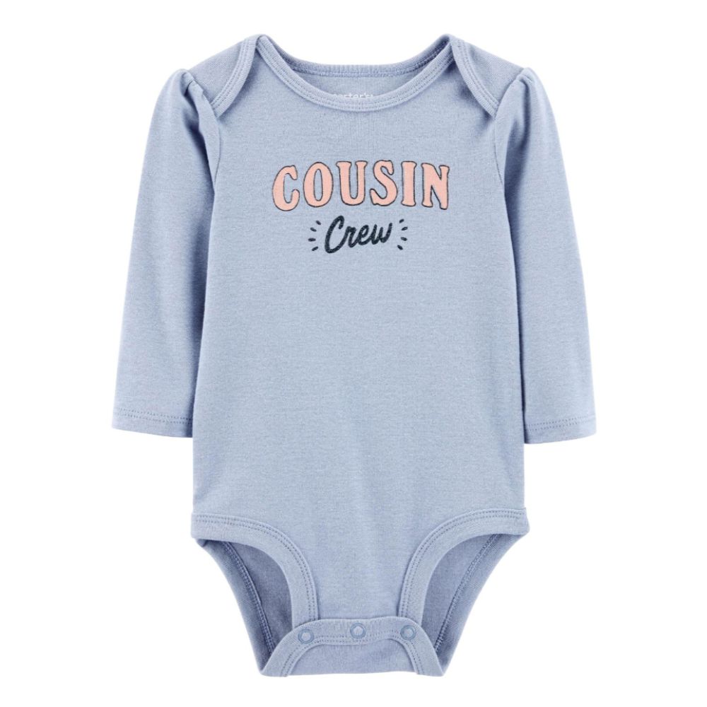 Body Carters de Algodon Cousin Crew Color Azul 1N986610