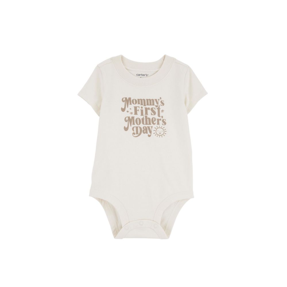 Body Carters de Algodon para el Primer Dia de la Madre Color Crema 1Q552710
