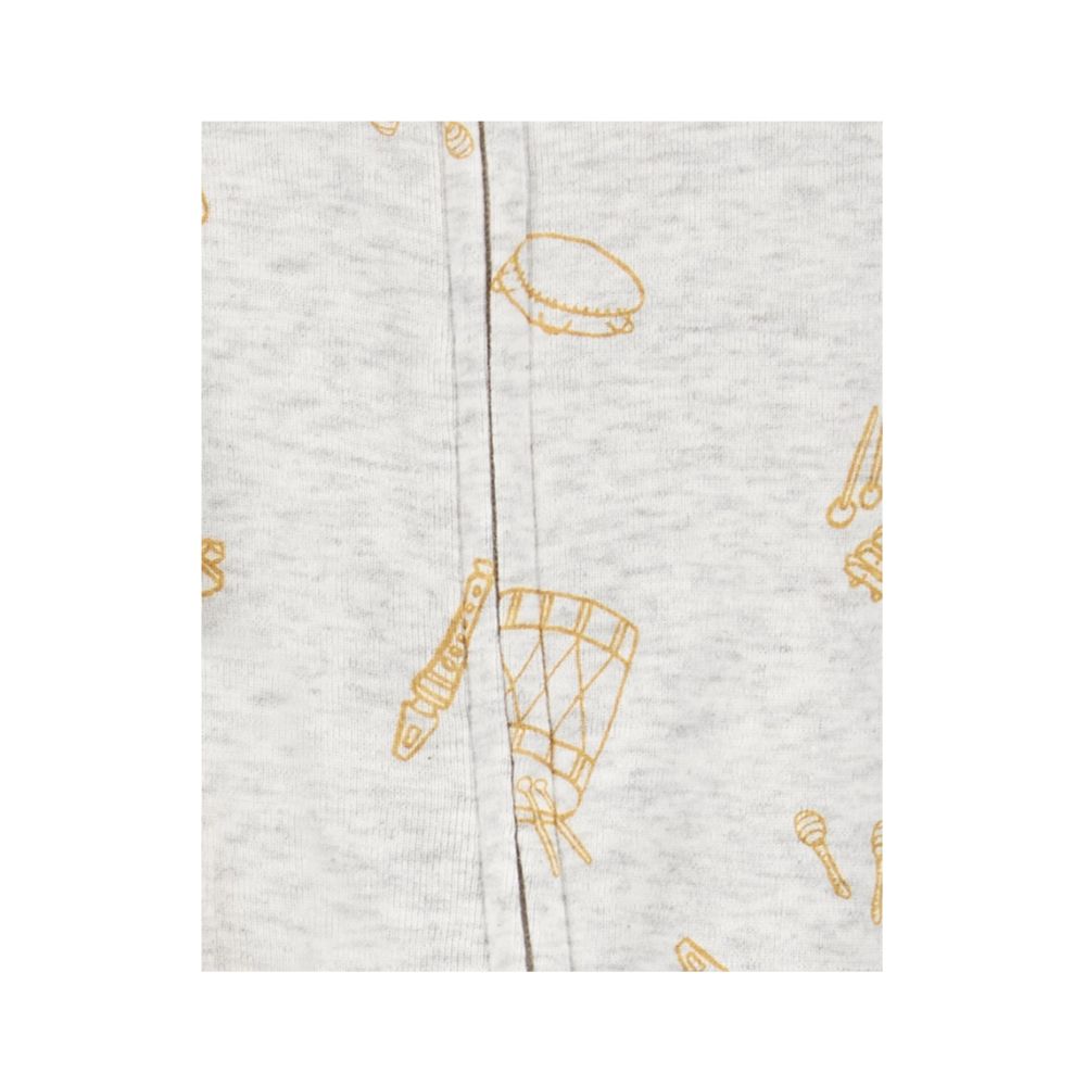 img Set de 2 Piezas Pijamas Carters de Una Sola Pieza Color Blanco/Gris 1P604410