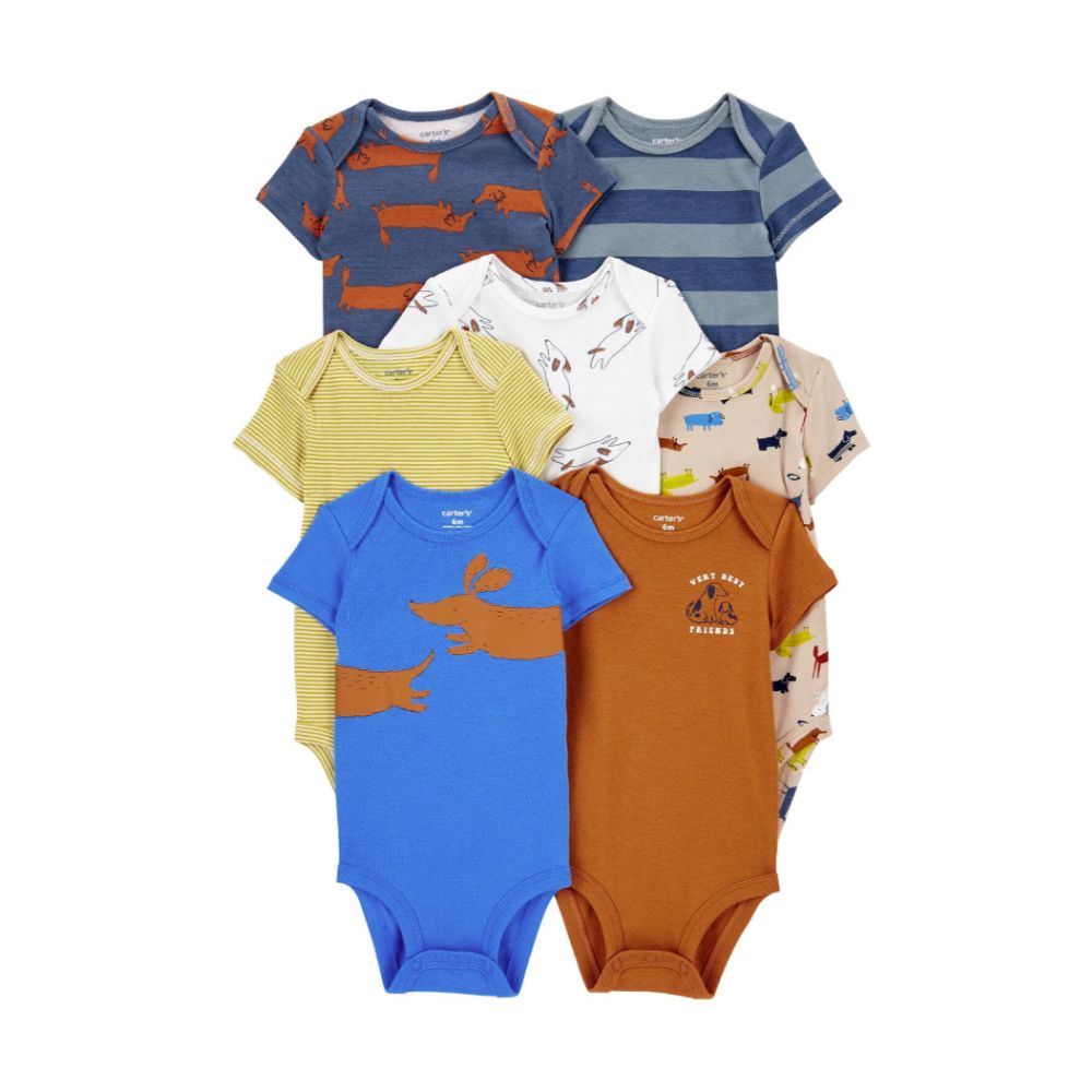 Set de 7 Piezas Body Carters de Manga Corta Color Multiple 1P621410