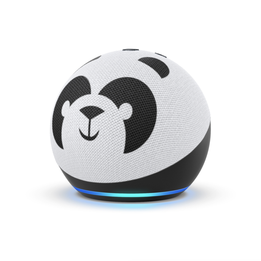 img Parlante Inteligente Amazon Echo Dot 4ta Gen Kids Edition Diseño Panda 840080575704