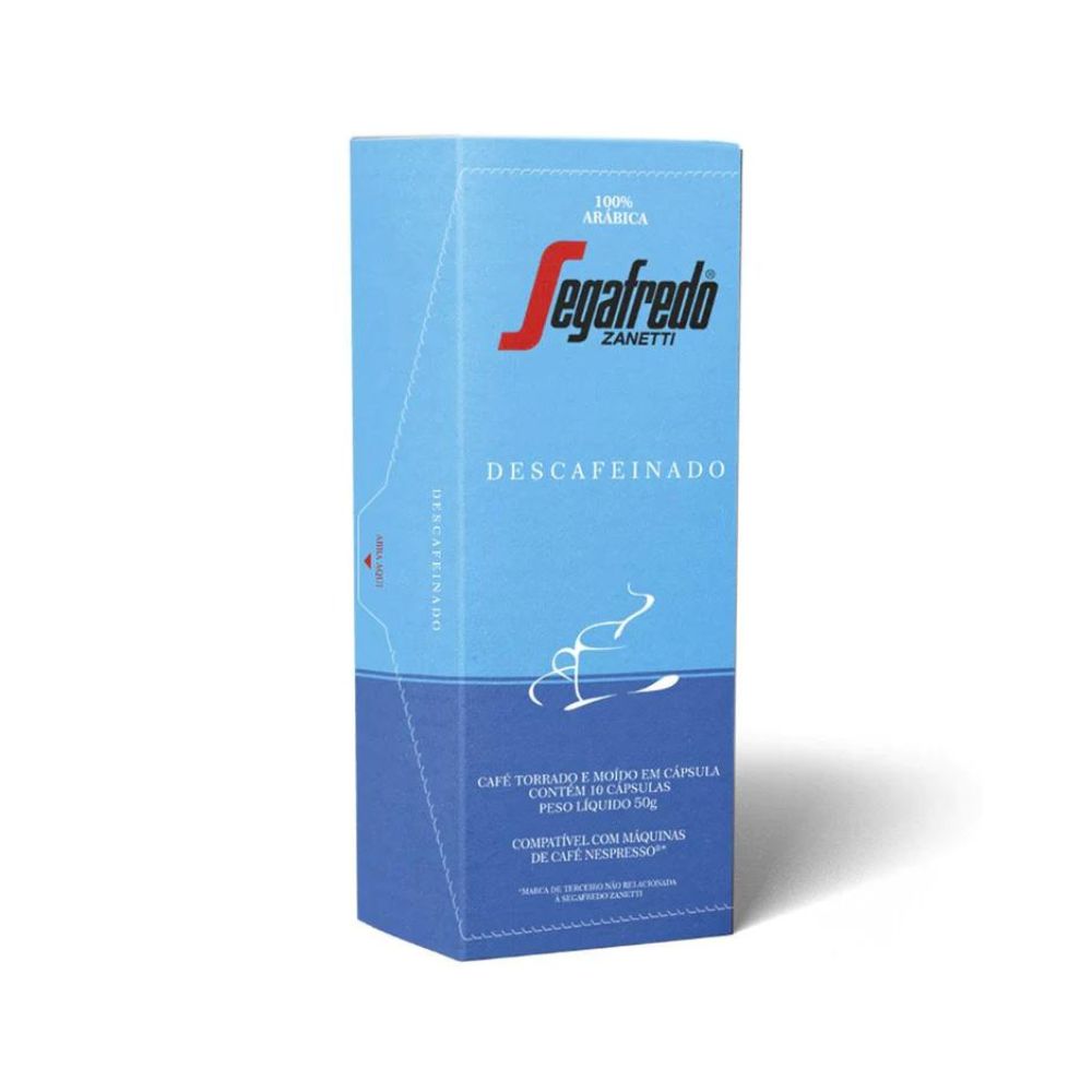Cápsulas Segafredo de Café Tipo Nespresso Zanetti Descafeinado