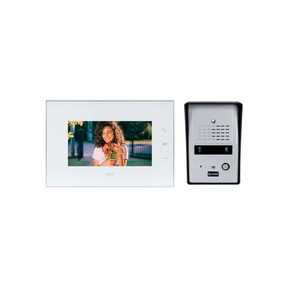 img Video Portero Garen Electronico de 7" Frente de Calle Aluminio VP701A-G