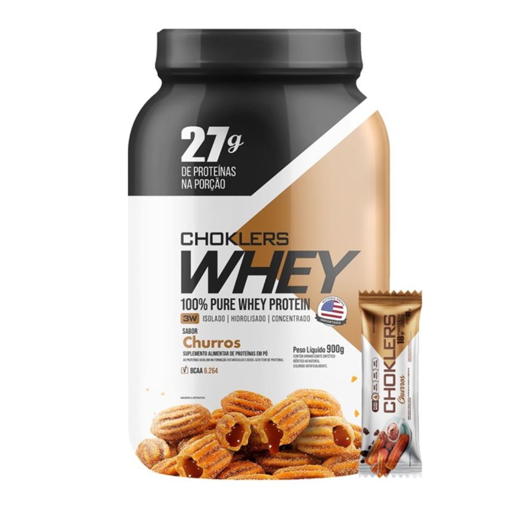 Proteína Choklers Whey Churros 900gr Mix Nutri