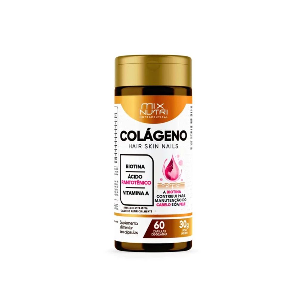 Capsula Nutraceutical Colageno + HSN Mix Nutri 60 Caps - 30g