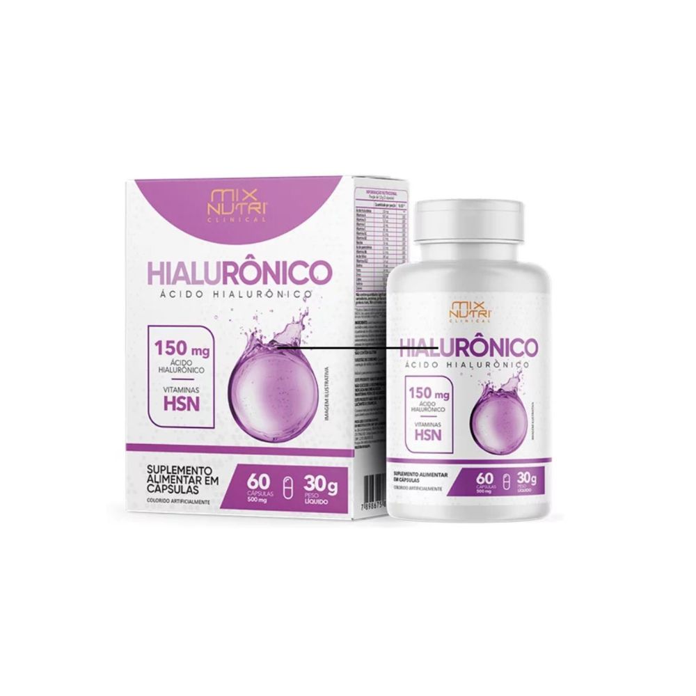 Capsulas de Clinical Hialuronico Mix Nutri 60caps