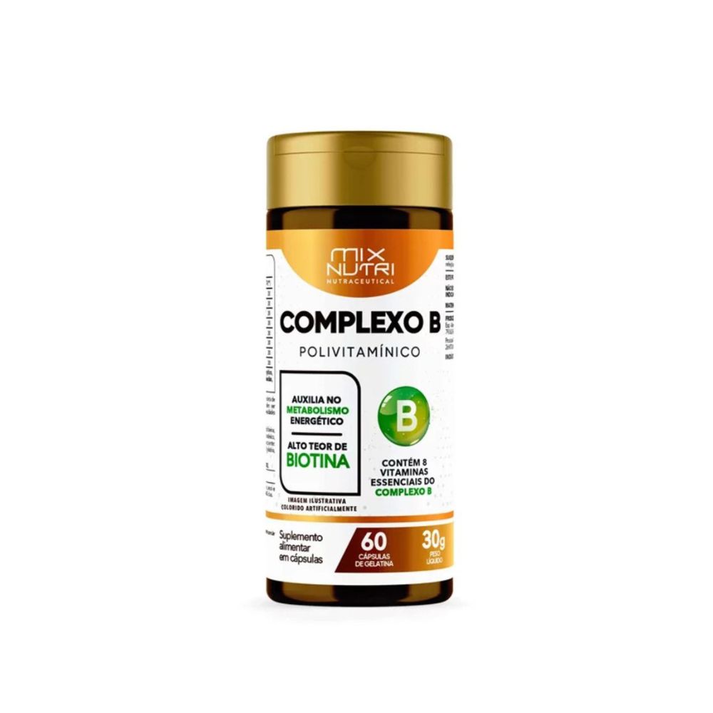 Capsulas Nutraceutical Complejo B Mix Nutri 60 Caps - 30g