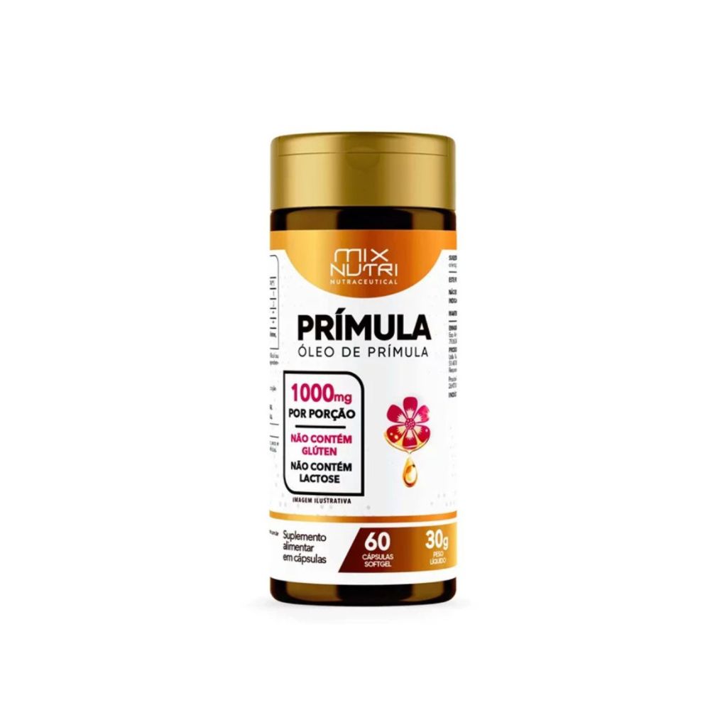 img Capsulas Nutraceutical Oleo De Primula Mix Nutri 60 Caps - 30g