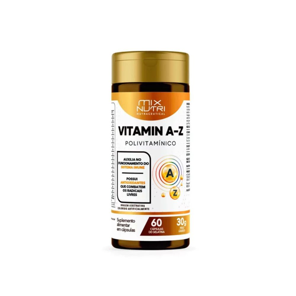 Capsulas Nutraceutical Polivitaminico 60 Caps - 30g Mix Nutri