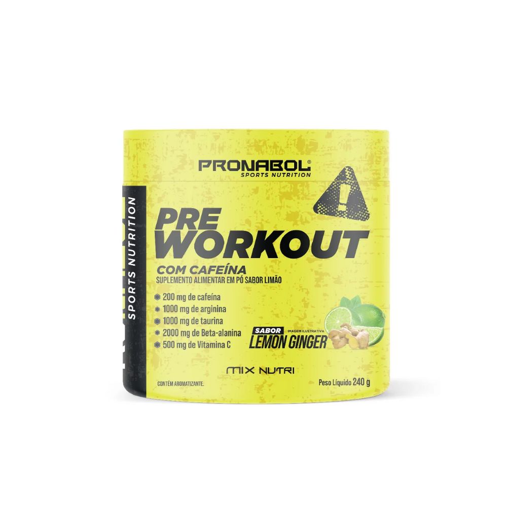 Pre-Workout con Cafeina Mix Nutri Pronabol 240g 