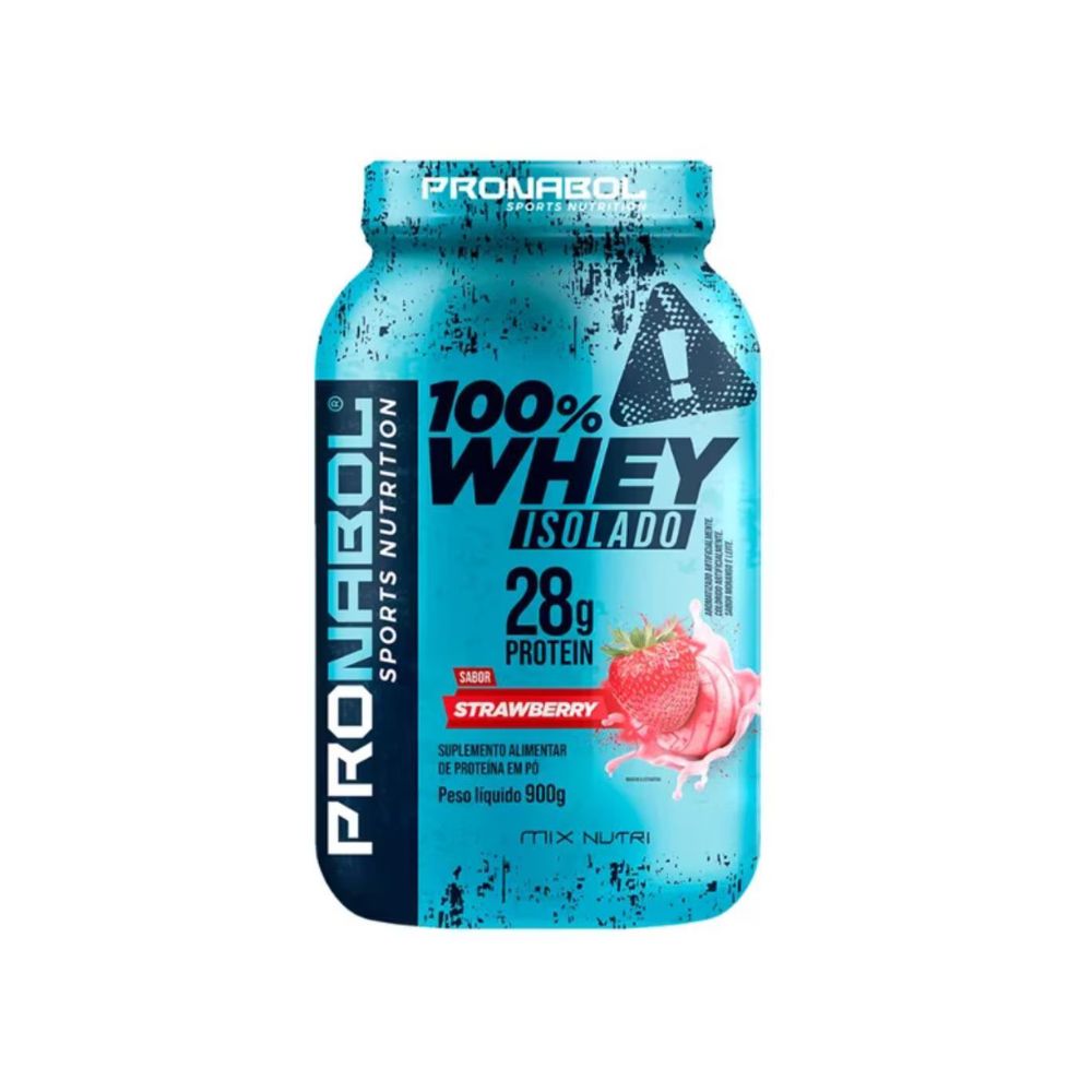 img Proteina Whey 100% Isolado 900g Pote Mix Nutri Pronabol