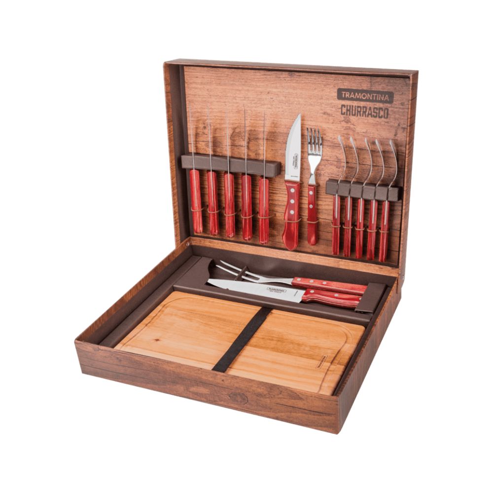 Juego para Asado Tramontina 15 Piezas
