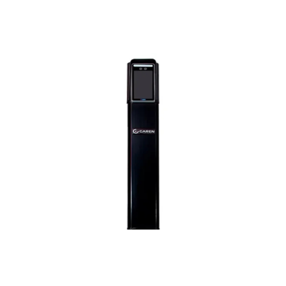 img Totem Fit Peatonal Garen de 1.65M para Biometrico con Control de Acceso Facial Luces LED al Contorno Material de Plastico color Negro TF3007F